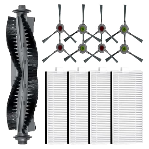 AIRROBO P20 / P30消耗品セット、メイン ブラシ 1 個、サイド ブラシ8個、フィルター4個交換用お掃除ロボット部品